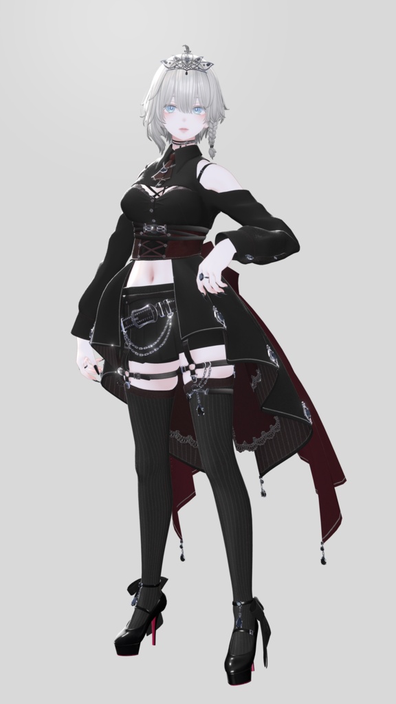 BlackParabellumDress【ラシューシャ、森羅、白雨対応】