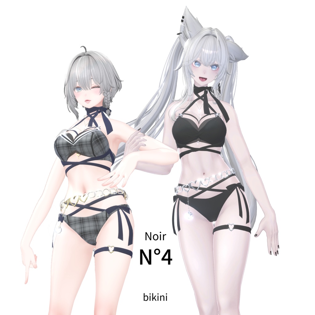 Noir N°4 bikini【ラシューシャ、森羅対応】