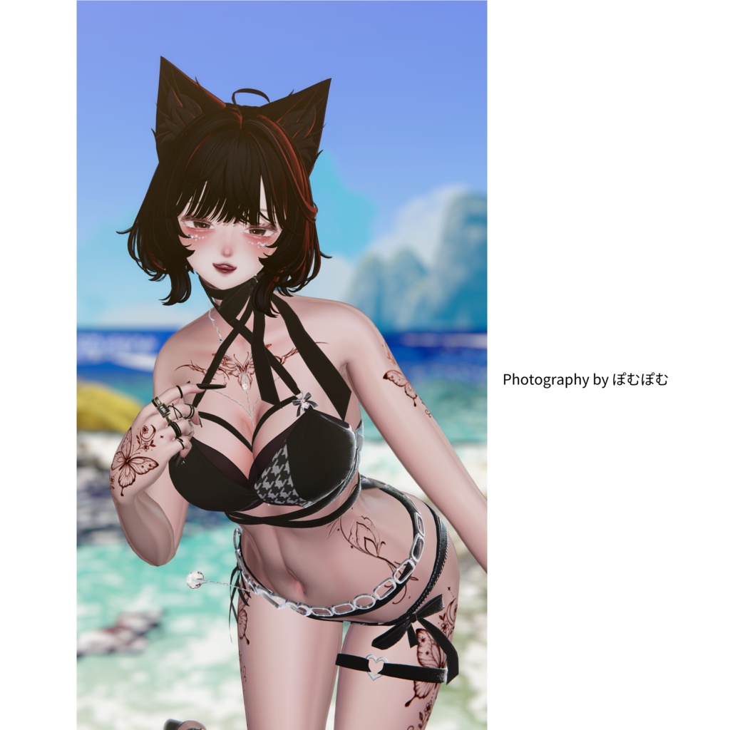 Noir N°4 bikini【ラシューシャ、森羅、きゃろん、ミルティナ、しなの対応】