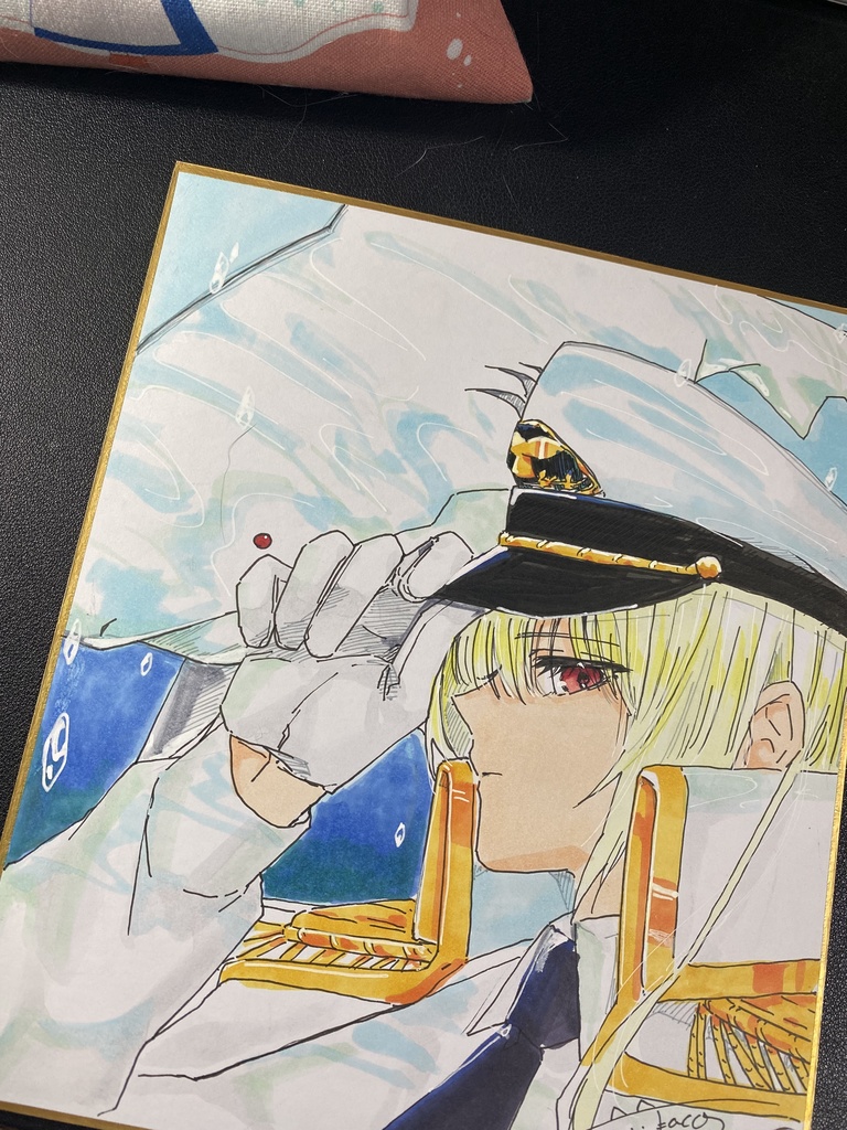 色紙原画（カラー）レトロ