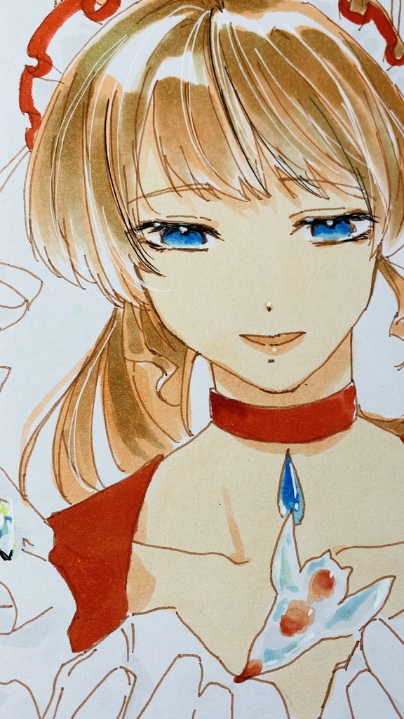色紙原画（カラー）クリス