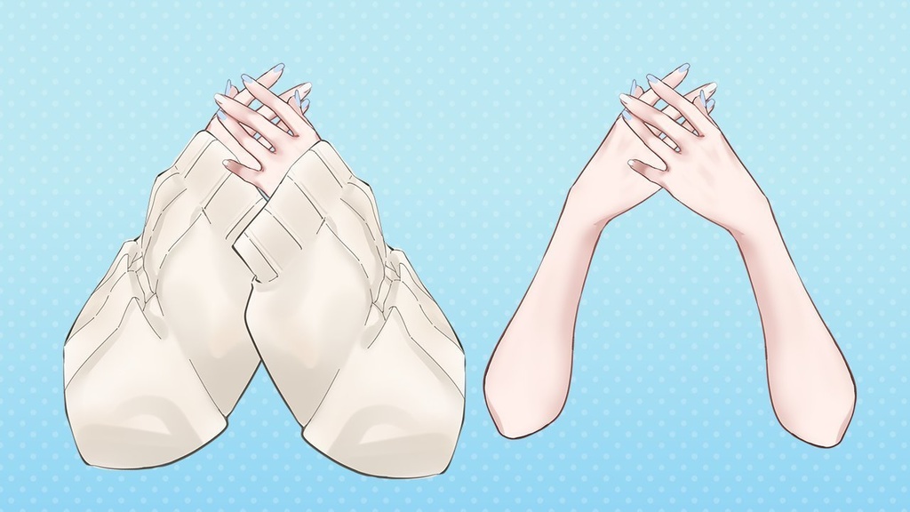 【配信用素材】オーダーメイドハンド【Vtuber/Vライバー向け】