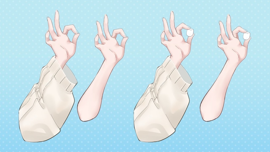 【配信用素材】オーダーメイドハンド【Vtuber/Vライバー向け】