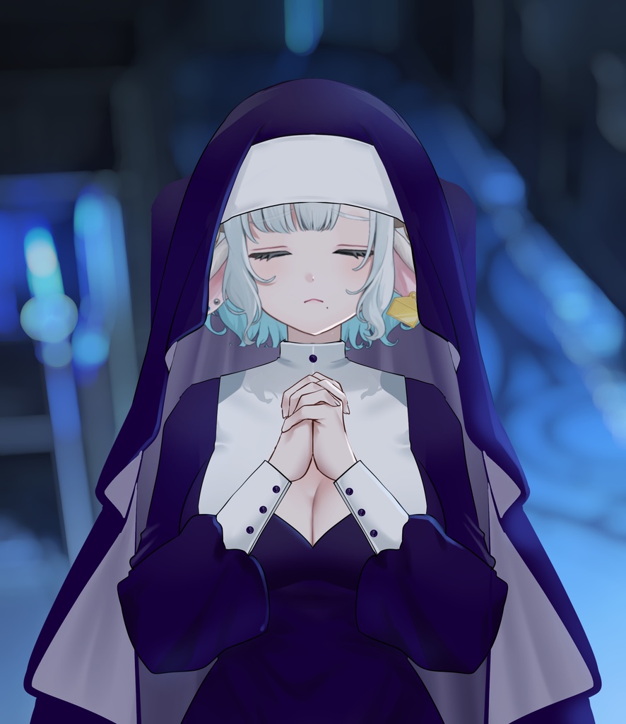 【フリー素材】シスター服【高解像度】