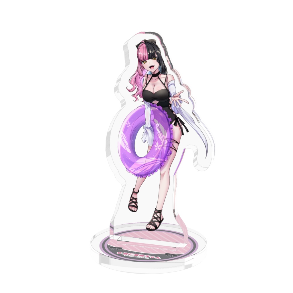 0杏仁豆腐ちゃん水着アクリルスタンド50×50ｍｍ