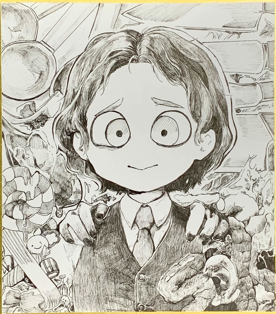 原画色紙（Sergei）