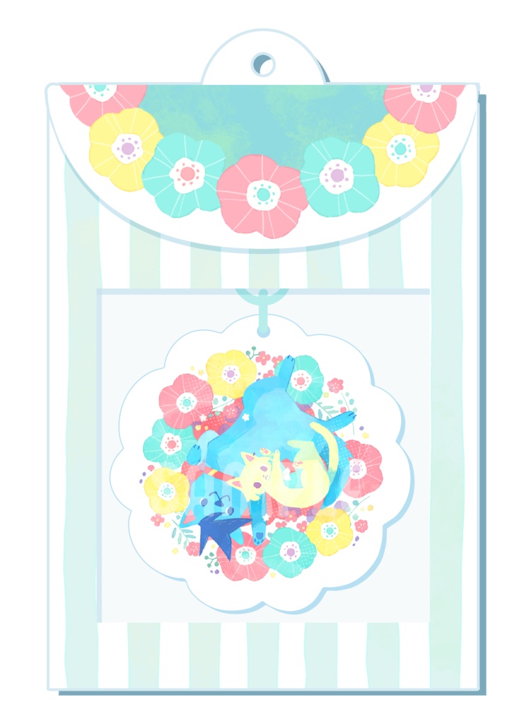 わんにゃんアクキー