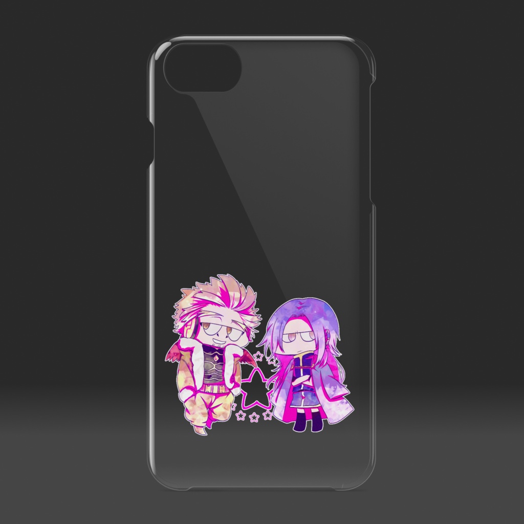 鷹と雷鳴ぶさかわiPhoneケース( iPhone 6 / 7 / 8)