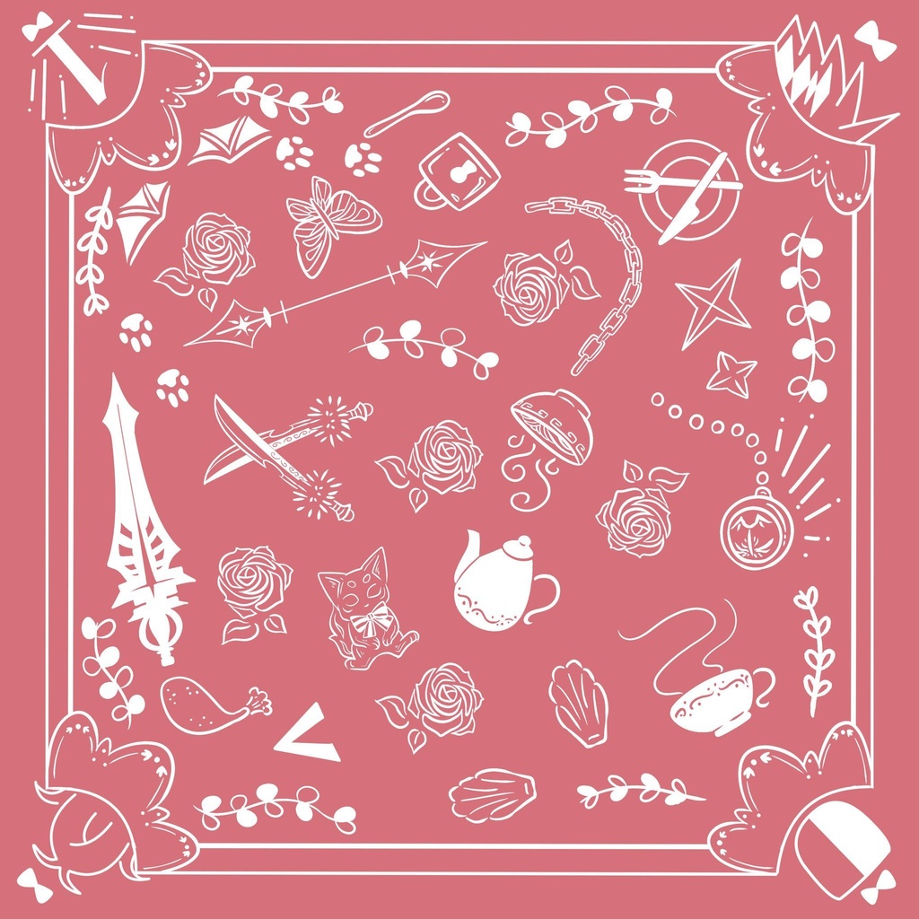 【非公式】階別ハンカチ