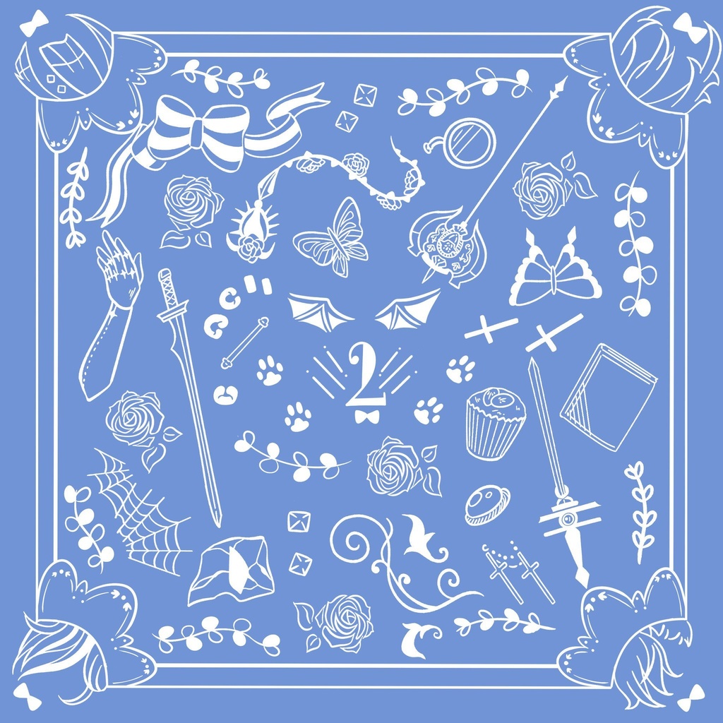 【非公式】階別ハンカチ