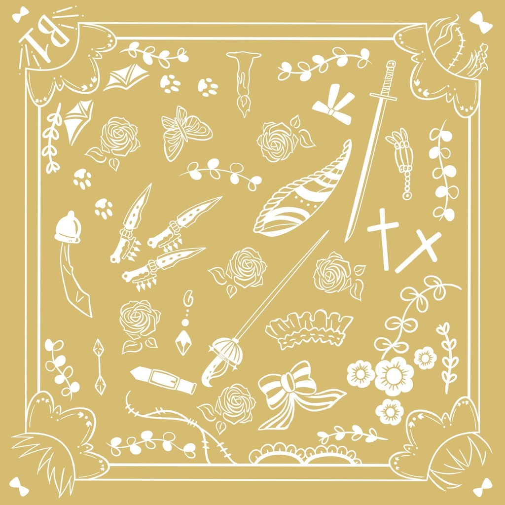 【非公式】階別ハンカチ