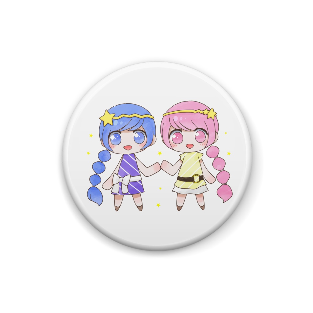 12星座缶バッジ 双子座