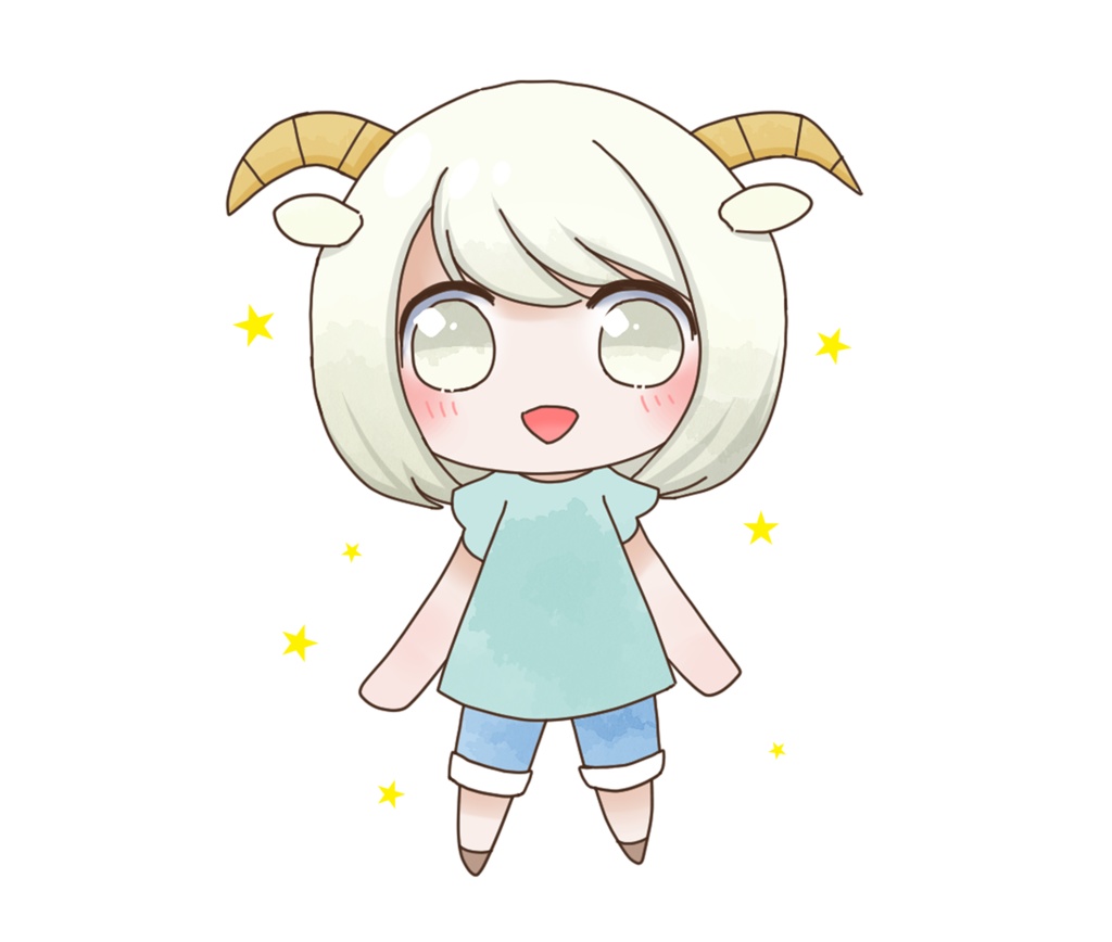 12星座缶バッジ 山羊座