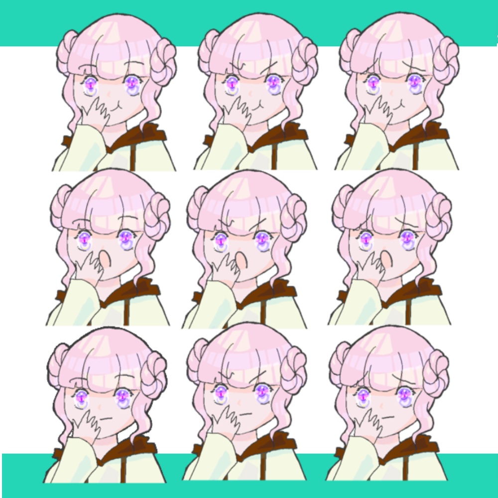 TRPG立ち絵<無料/有料>ゆめかわ系少女