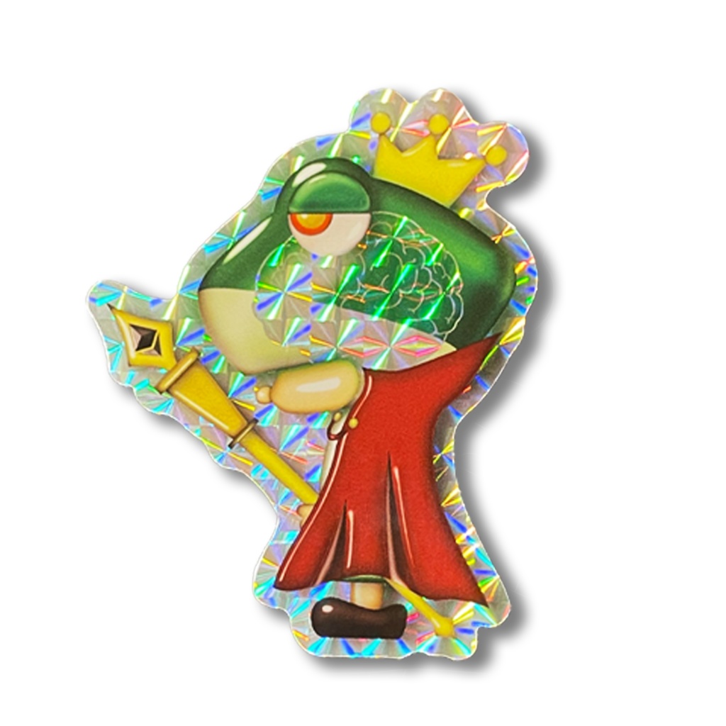 キャラクターステッカー＜King Frog＞