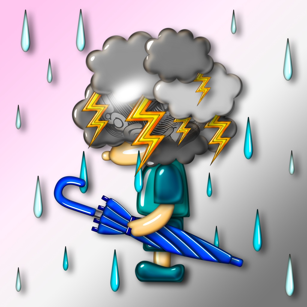 キャンバスアートパネル＜CRYPTO NOU 2 Cloudy＞