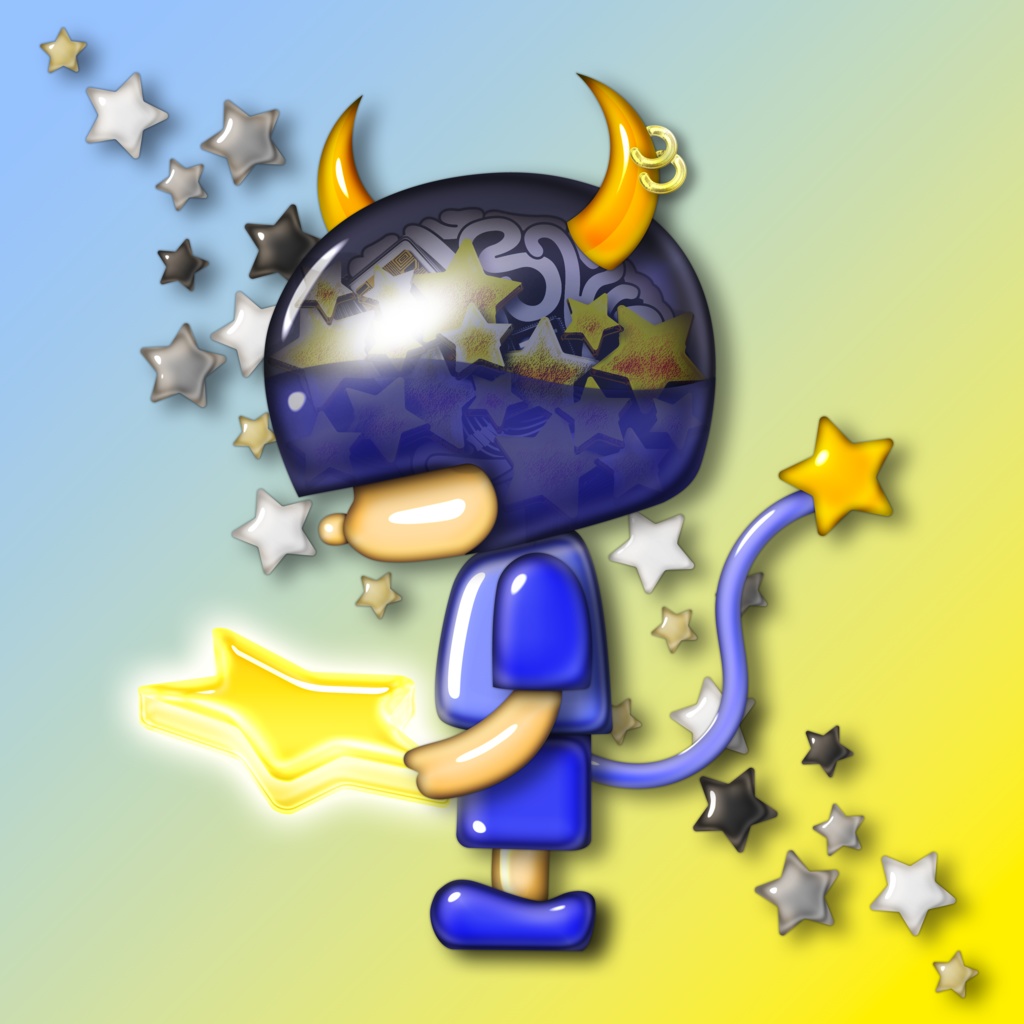 キャンバスアートパネル＜CRYPTO NOU 2 Star＞