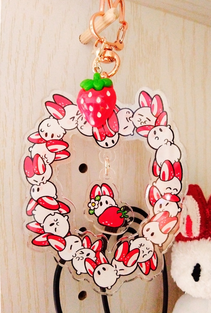 いちごアクキー