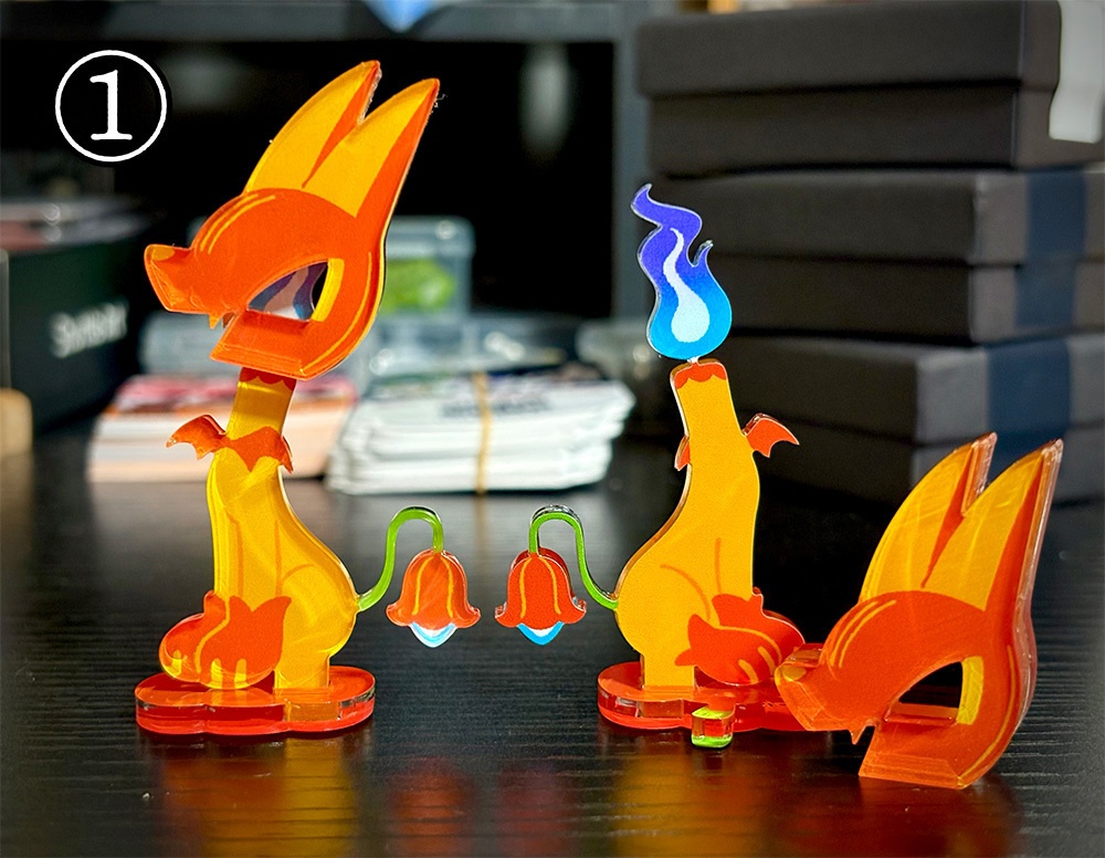 フチなしアクスタ(まほろば&ちよがみ)