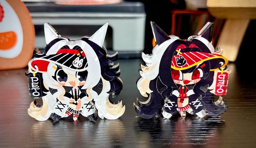 しろくろ自立アクスタ