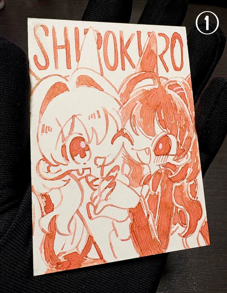 しろくろアナログ原画