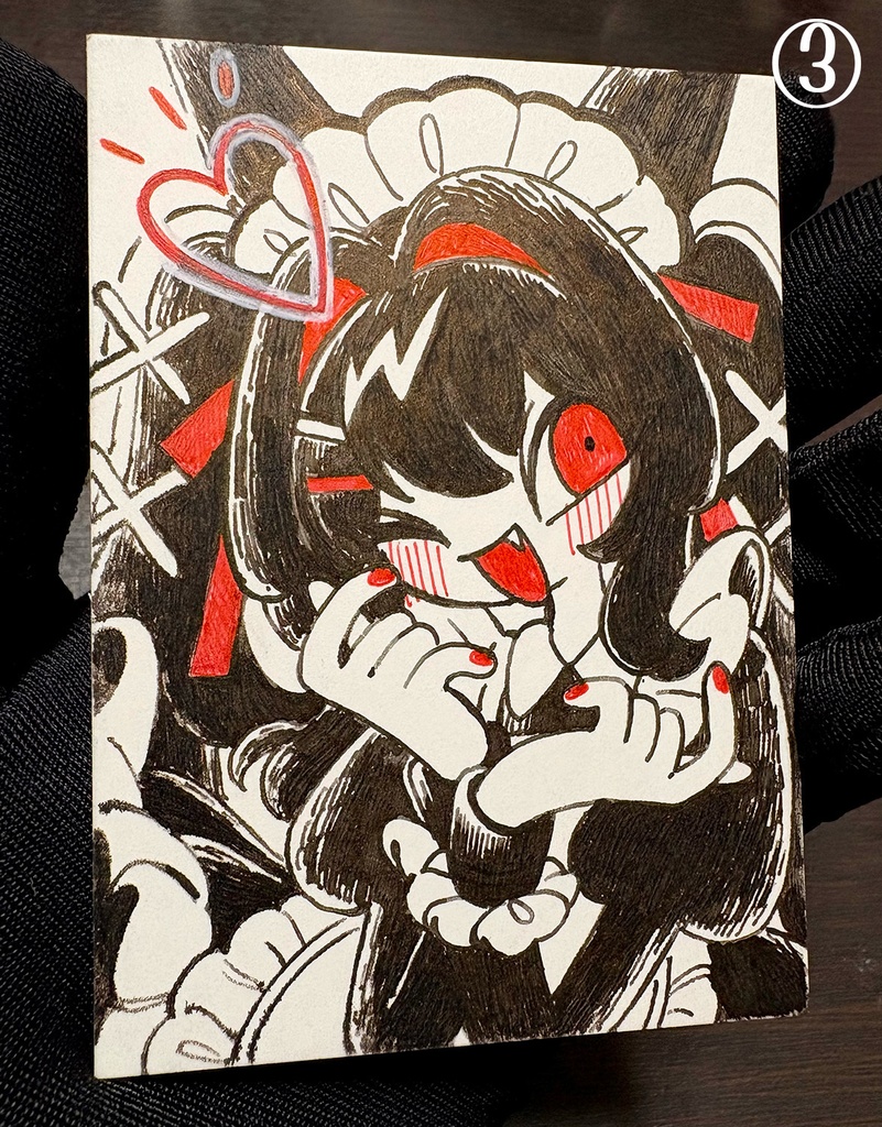 しろくろアナログ原画