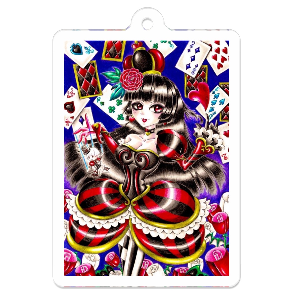 ノクターン【Queen Of Hearts】アクリルキーホルダー(Acrylic KeyChain)