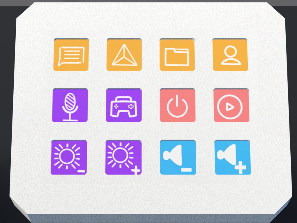 VRchat向け ショートカットキーボード