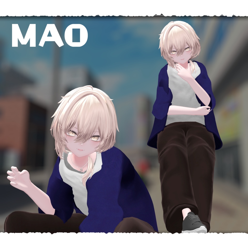 【6アバター対応】off time VRchat向け衣装