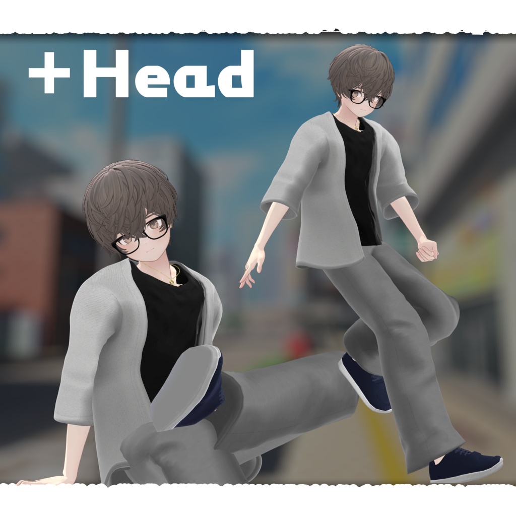 【6アバター対応】off time VRchat向け衣装