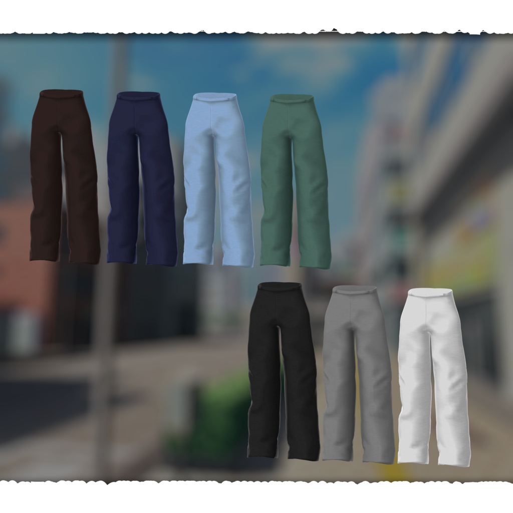 【6アバター対応】off time VRchat向け衣装