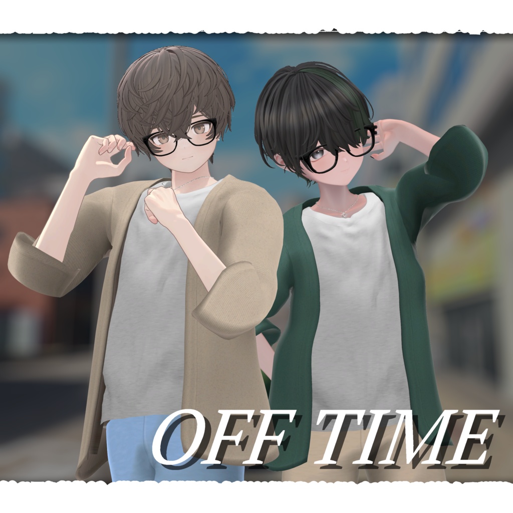 MAO対応【6アバター対応】off time VRchat向け衣装