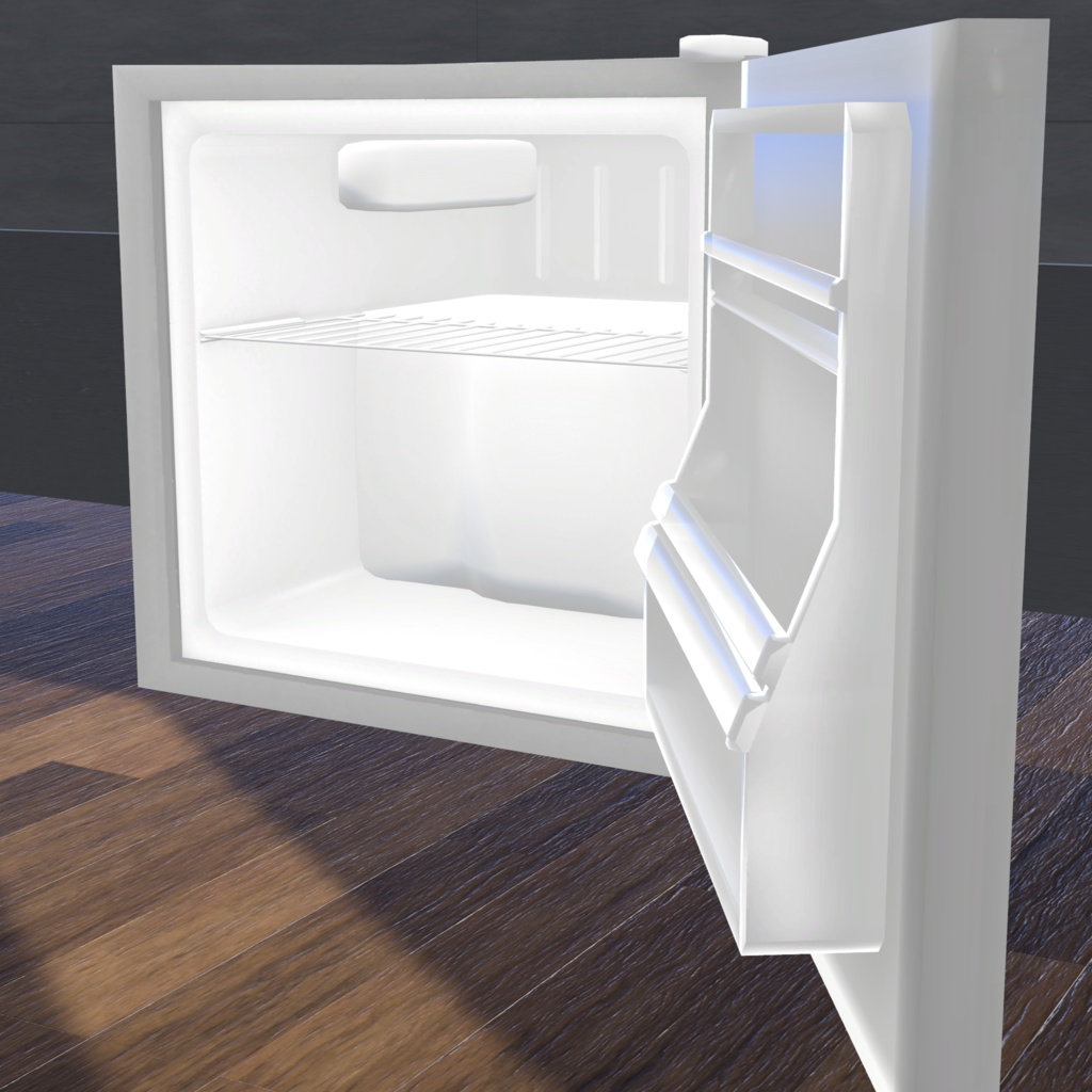 【3Dモデル】冷蔵庫 mini refrigerator