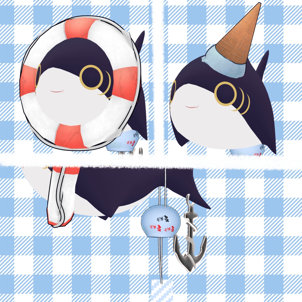 【VRchat】さめちゃんお着換えセット