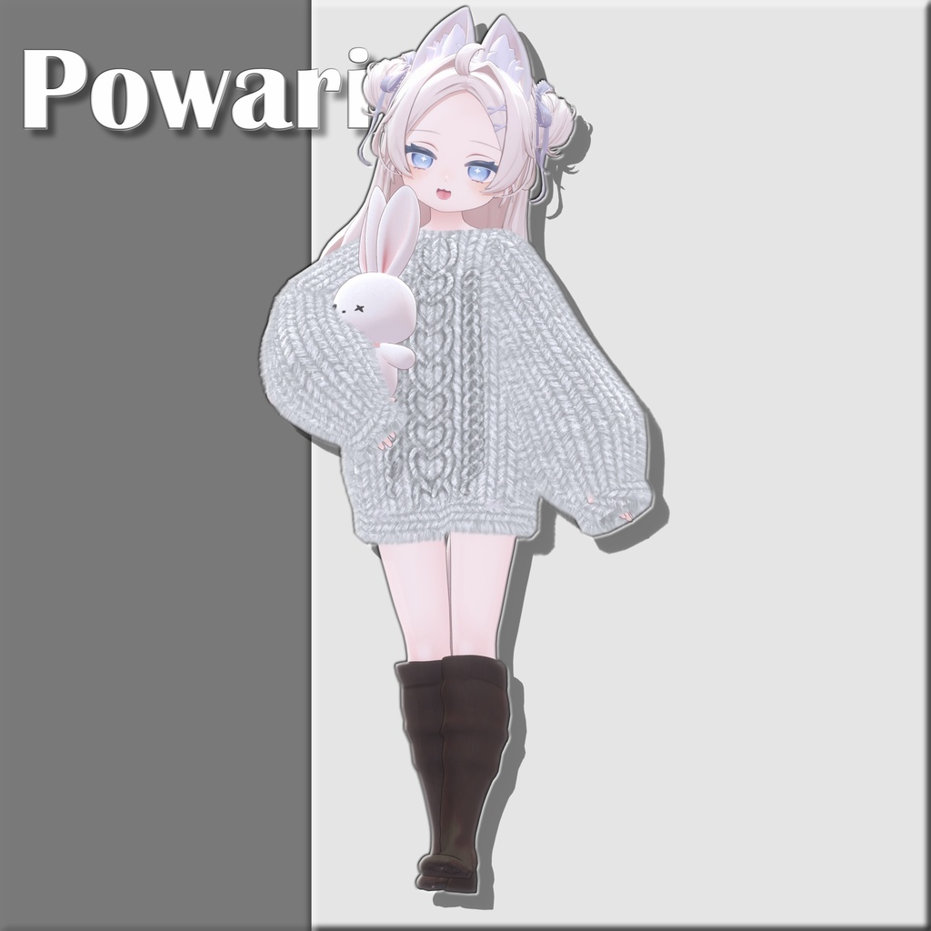 4アバター対応 VRChat向け衣装 - Melty Sugur Knit -