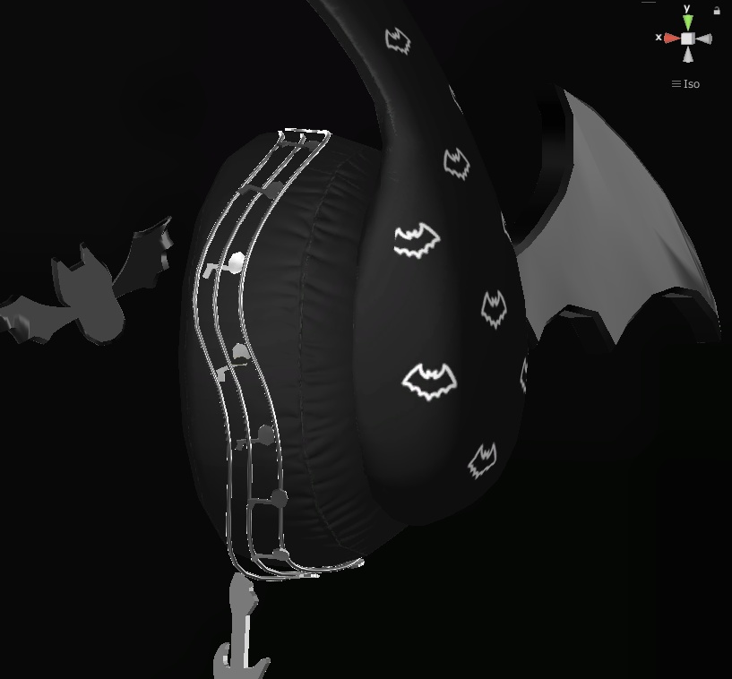 期間限定無料配布【VRChat向けアクセサリーセット】Music_devil :ID Series