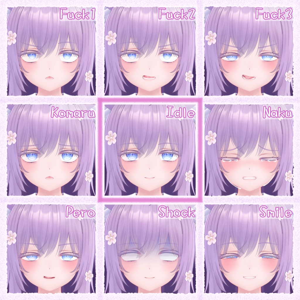 【萌専用】台無しセット(メイク&表情&ジェスチャー)