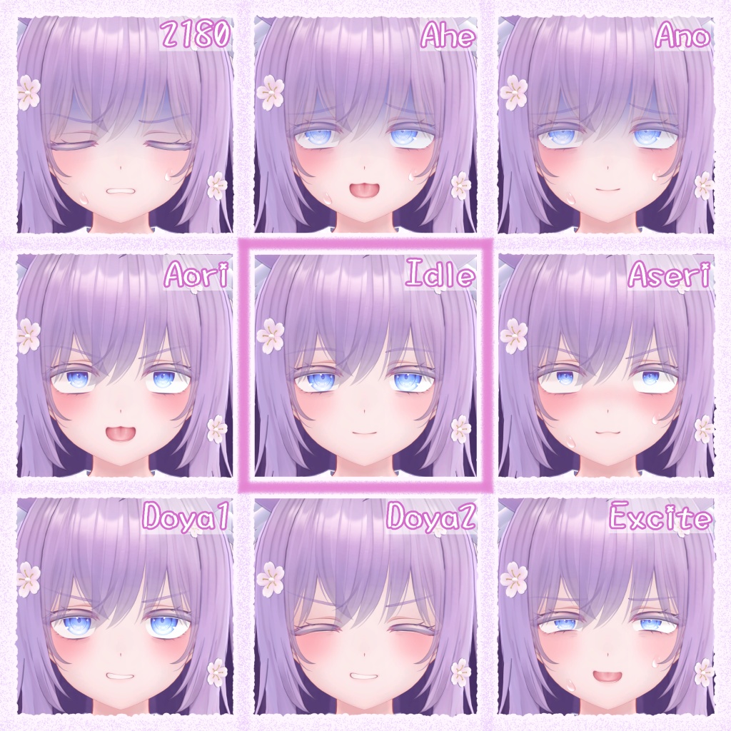 【萌専用】台無しセット(メイク&表情&ジェスチャー)