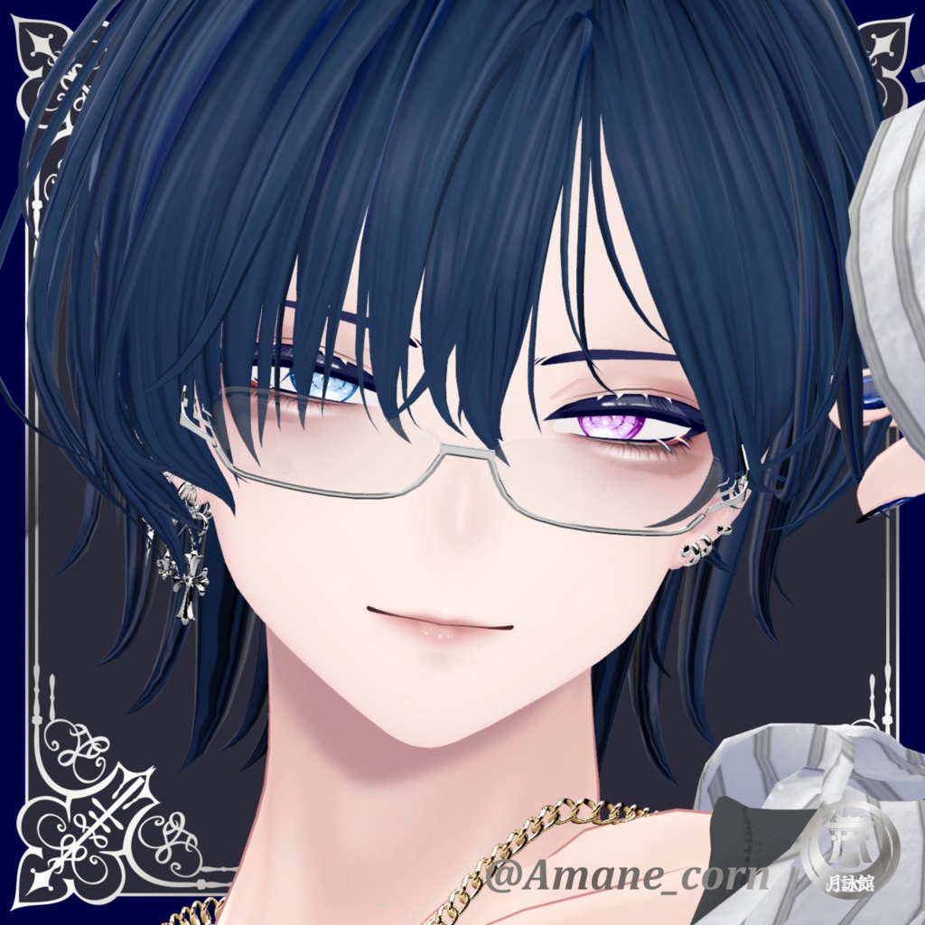 無料版あり【狛乃(Komano)くん用】遊彩 Eyelashe & Eyebrow Texture 16color +カラー改変Texture+Mask