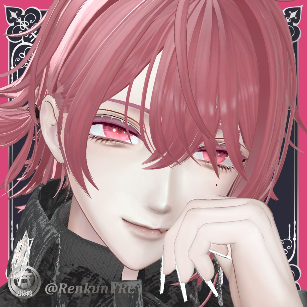 無料版あり【狛乃(Komano)くん用】遊彩 Eyelashe & Eyebrow Texture 16color +カラー改変Texture+Mask