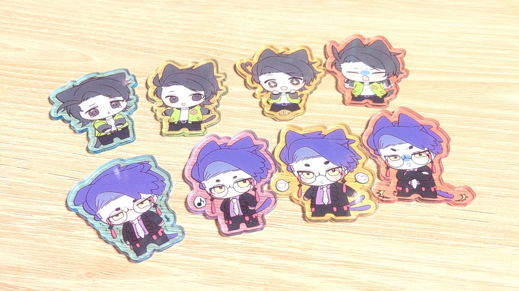 【pkmn】喜怒哀楽アクリルシール