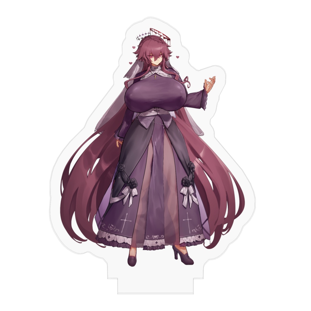 【杯聖/Vtuber】めろん22さまイラスト ドレス【アクリルフィギュア】