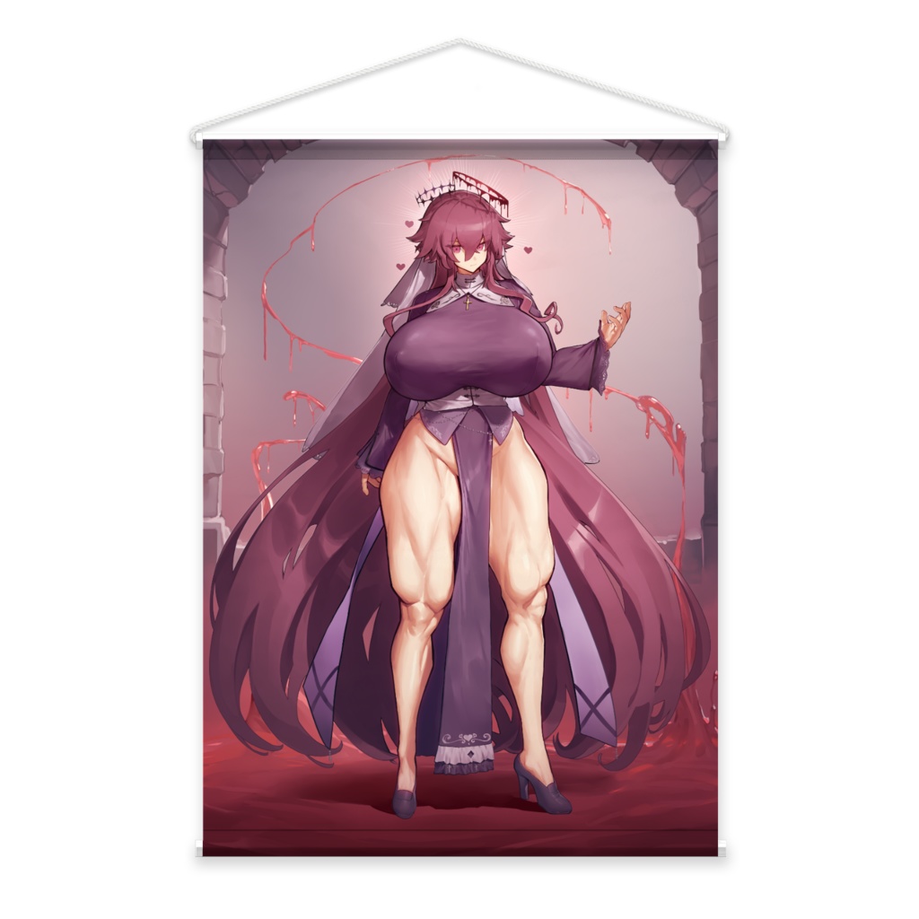 【杯聖/Vtuber】めろん22さまイラスト ドレスorチャイナ【タペストリー】