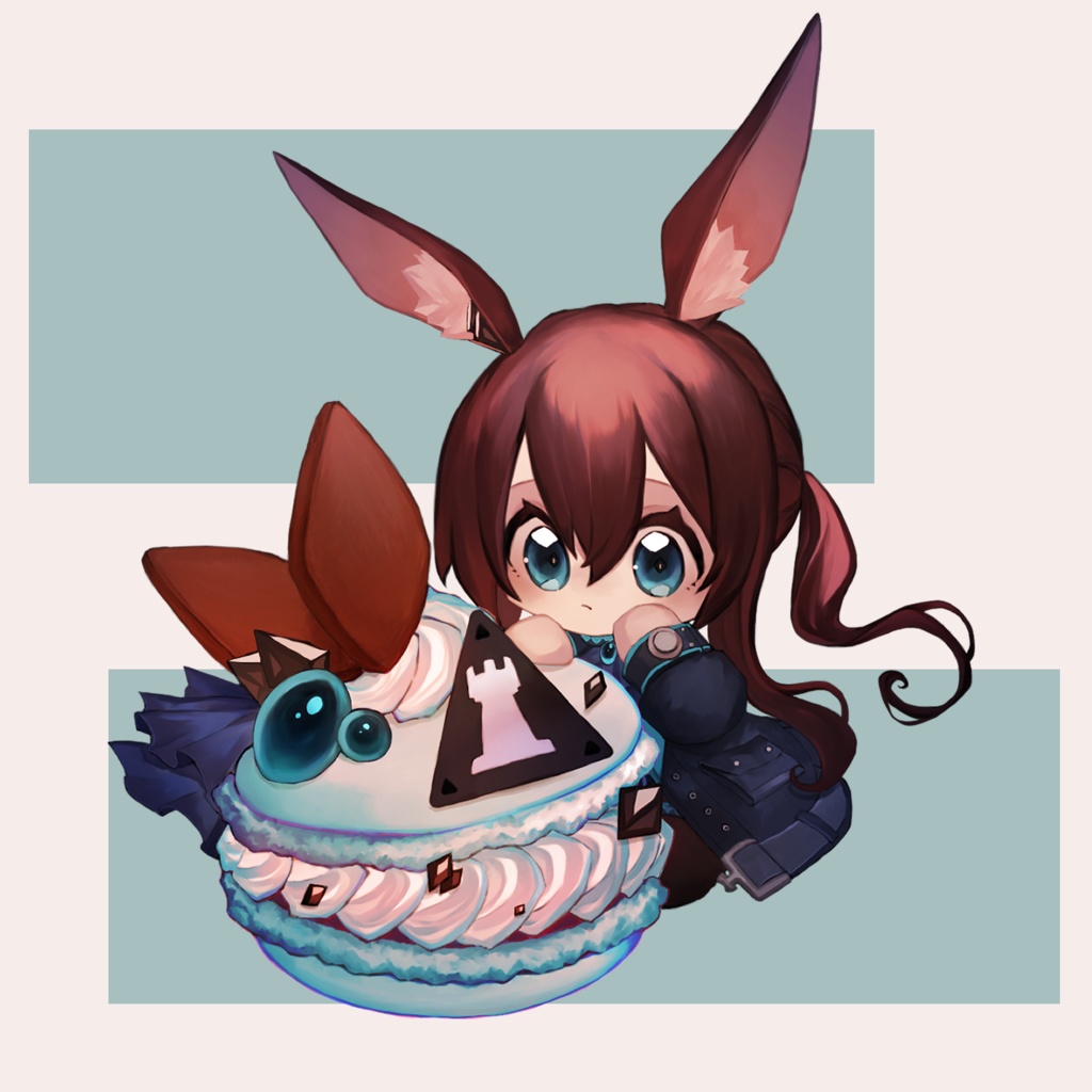 【ノアの休日 #3.5】マカロンとテラのひと【アクリルキーホルダー】