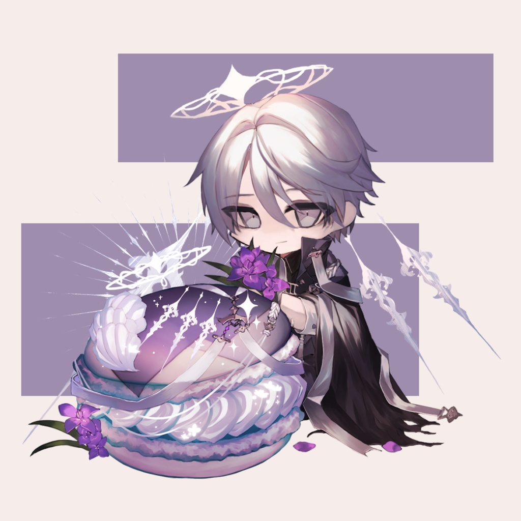 【ノアの休日 #3.5】マカロンとテラのひと【アクリルスタンド】