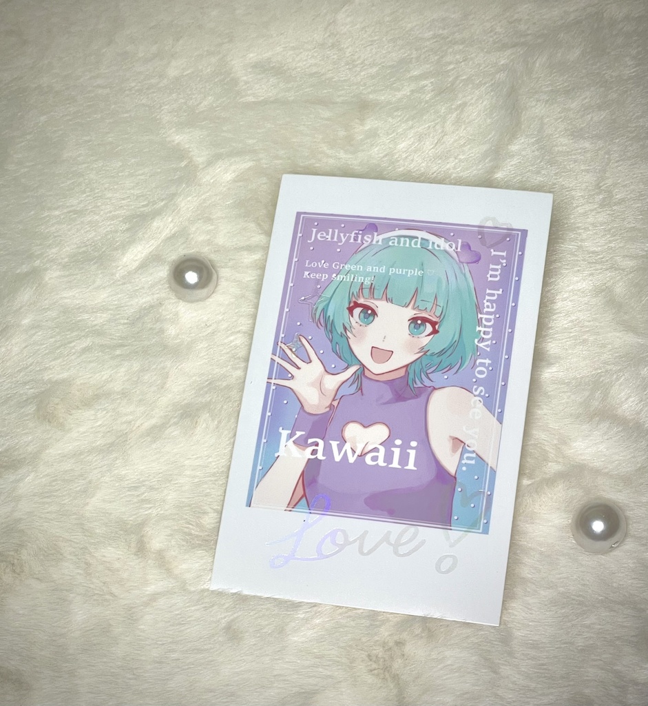 インスタントフォト風カード KUAGEちゃん