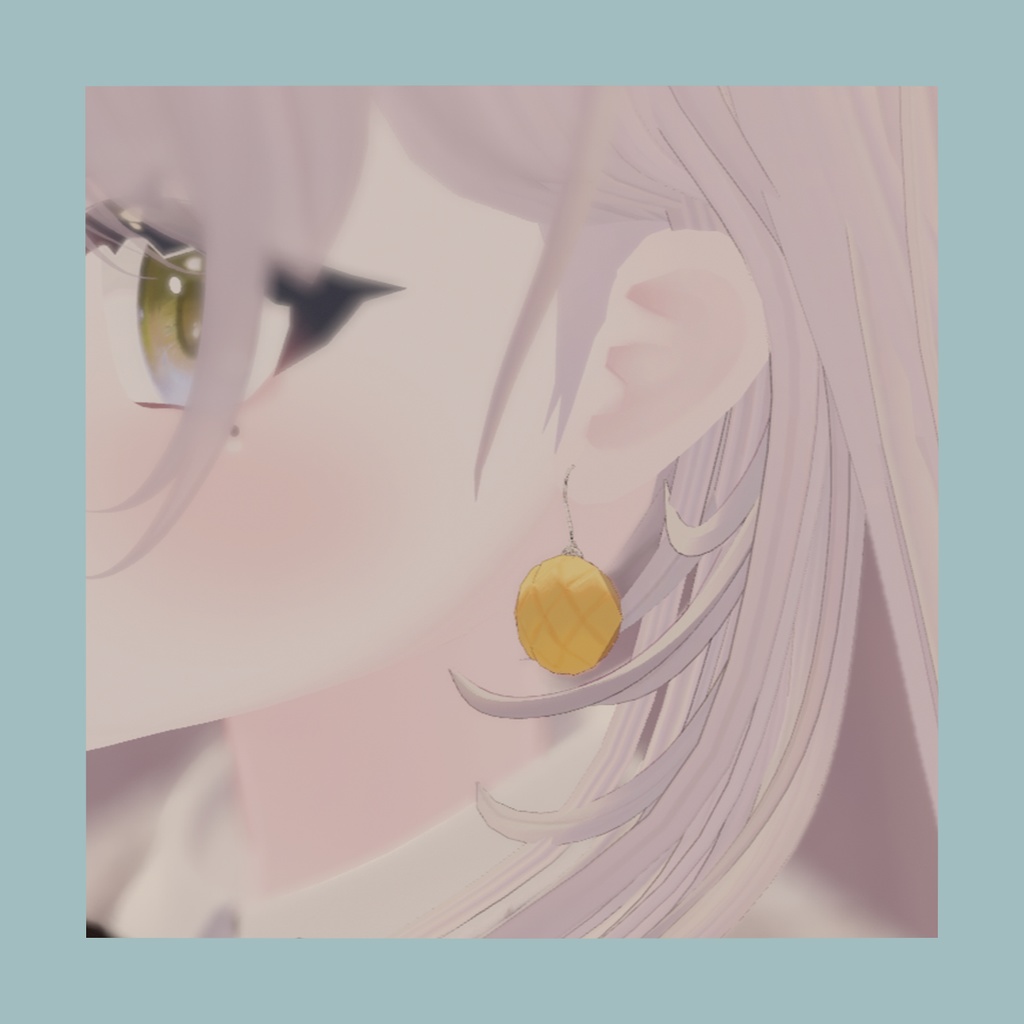 《ケモミミ用アリ:全3種》メロンパンピアス /멜론빵 귀걸이 /MelonPan earrings