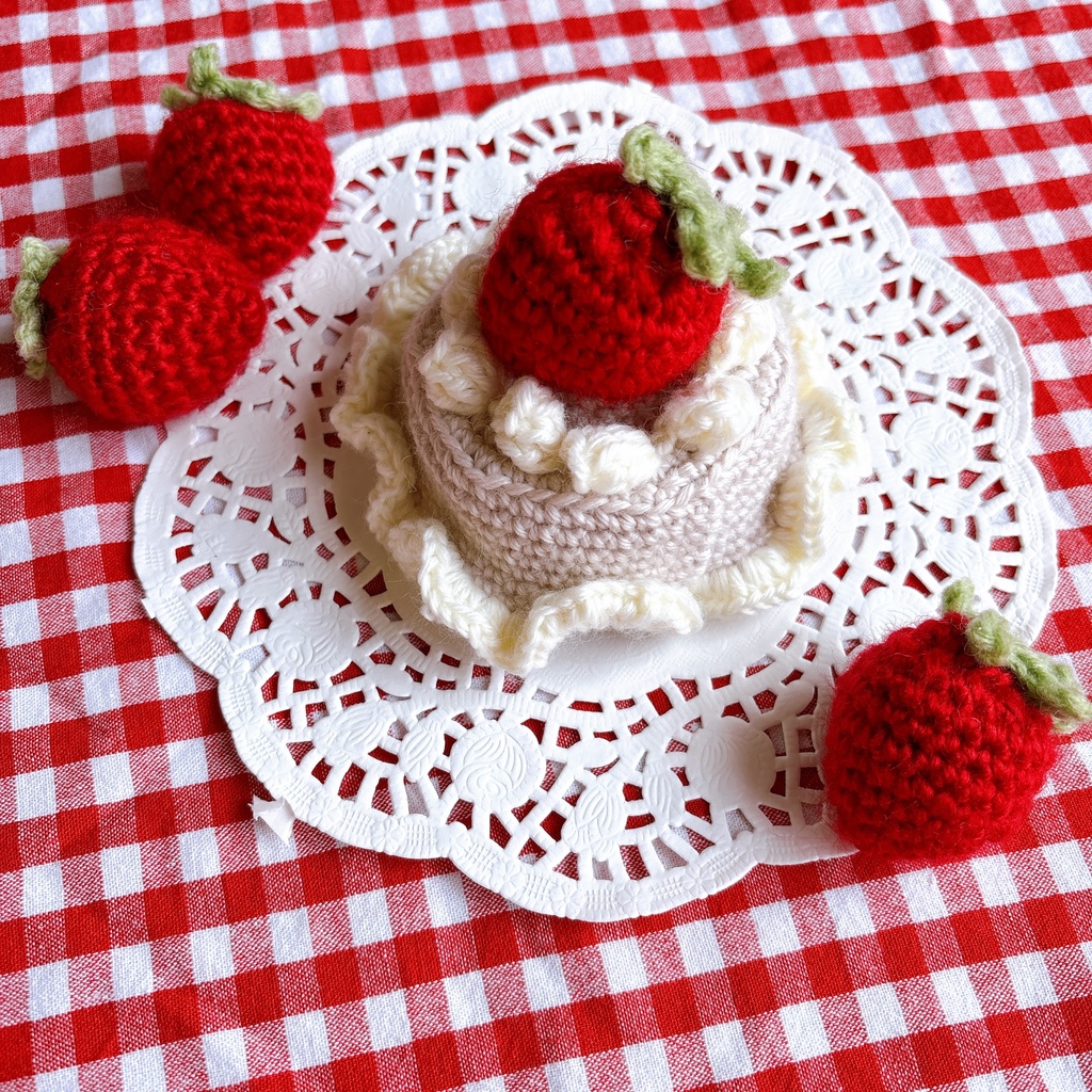 ショートケーキ帽子