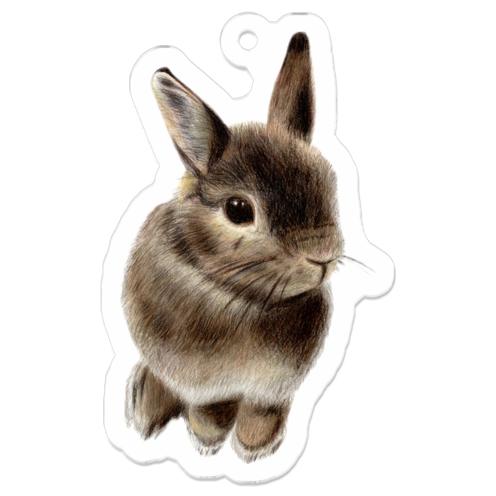 うさぎさん アクリルキーホルダー B