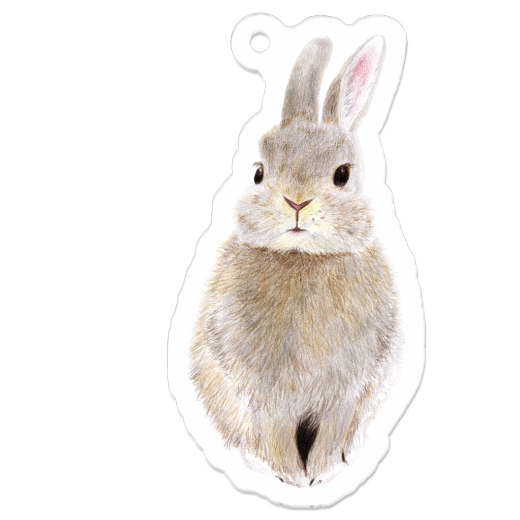 うさぎさん アクリルキーホルダー C